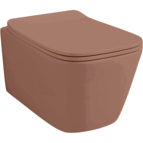 Унитаз подвесной ArtCeram A16 brown tortora - фото 1