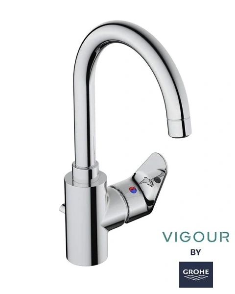 Смеситель для раковины GROHE Vigour Clivia корпус высокий 75140526 - фото 1