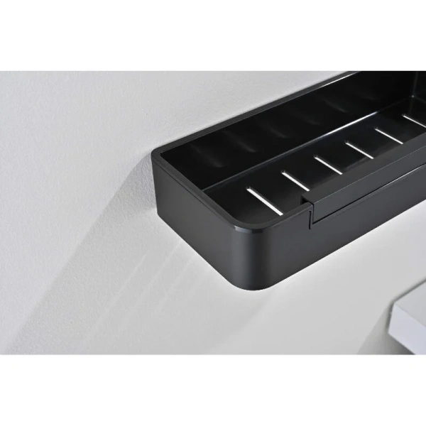 Полочка для ванной Акватек черный матовый index_1 - фото 7