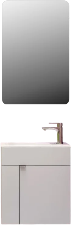 Тумба под раковину подвесная Kerama Marazzi Lato 50 см белая, белая - фото 7