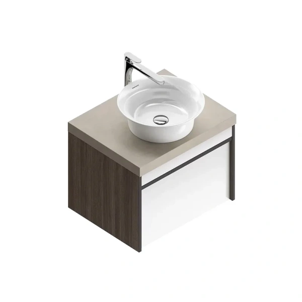 Тумба под раковину подвесная Kerama Marazzi Modula 60 см арабика, 60 см - фото 6