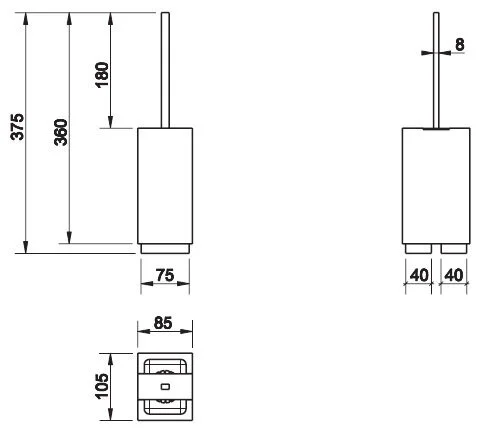Раковина Migliore Milady 77 см белая - фото 2