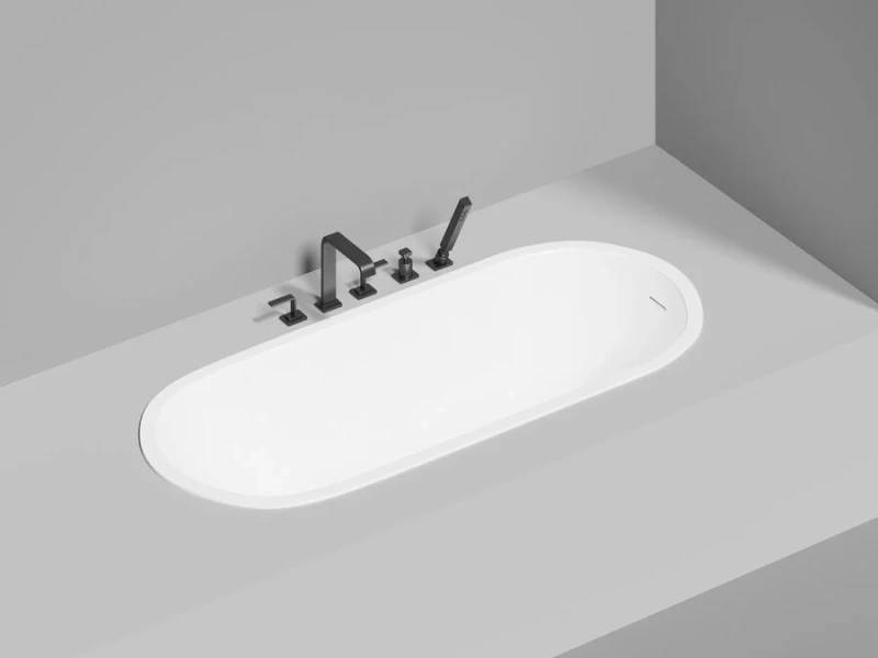 Ванна из искусственного камня Salini Ornella Kit 170x70 см белый матовый, искусственный камень - фото 2