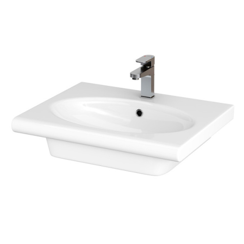 Раковина встраиваемая Cersanit Nature S-UM-NTR60/1-w 60.5х47 см - фото 1