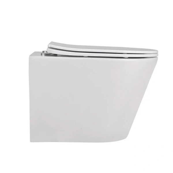 Унитаз подвесной Abber Bequem белый, подвесные, встраиваемые - фото 3