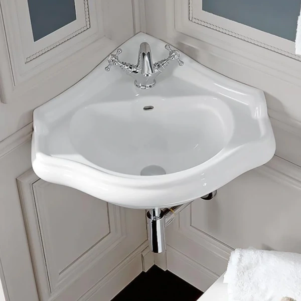 Раковина Kerasan Retro 57 см белая, классические, ретро - фото 2