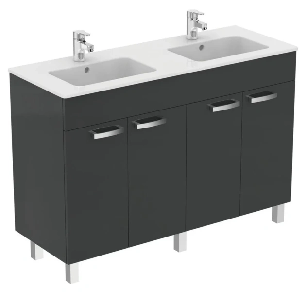 Тумба с раковиной напольная Ideal Standard Tempo E0538 120 см с 4-мя дверцами