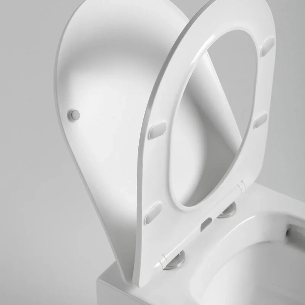 Унитаз подвесной Vincea Piatti VT1-11S с сиденьем микролифт, современные, hi-tech, круглые - фото 4