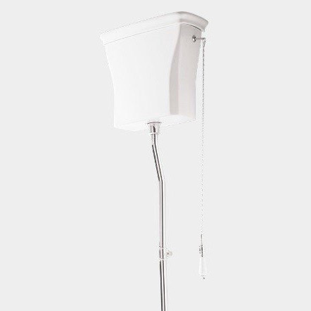 Унитаз напольный с высоким бачком ArtCeram Civitas CIV002 вертикальный выпуск - фото 3