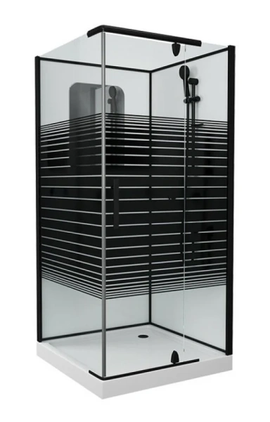 Душевая кабина Grossman Classic 100x100 см левая, со средним поддоном - фото 3