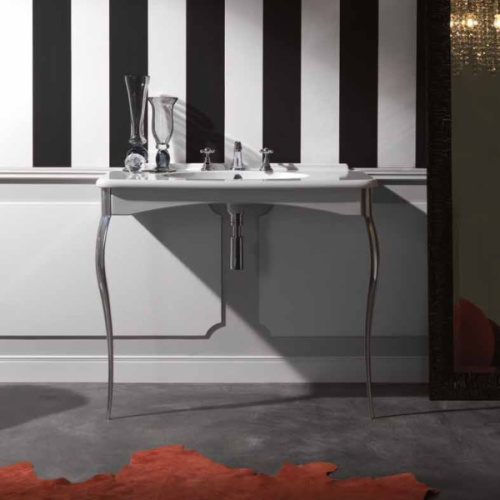 Раковина консоль Kerasan Retro белая - фото 3