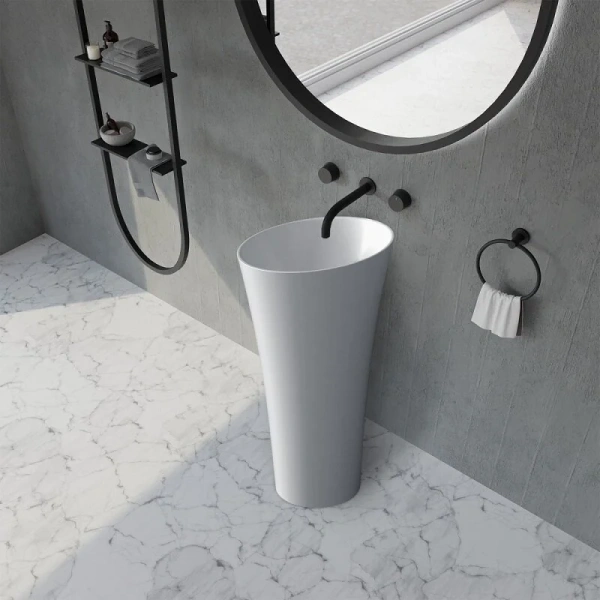 Раковина напольная Abber Stein без отверстий под смеситель - фото 4