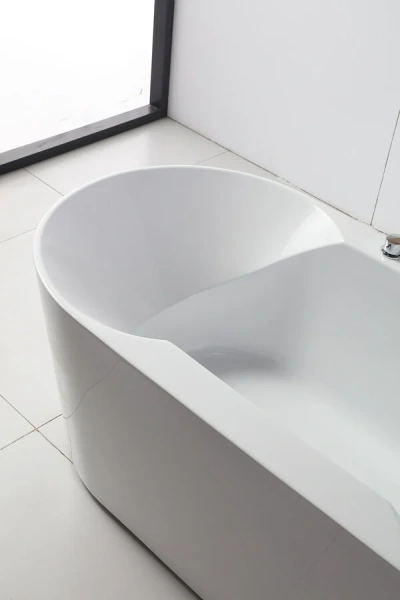 Ванна акриловая Bolu BL-326S/170, 170 x 80 см, слив-перелив в комплекте, белый, овальные - фото 5