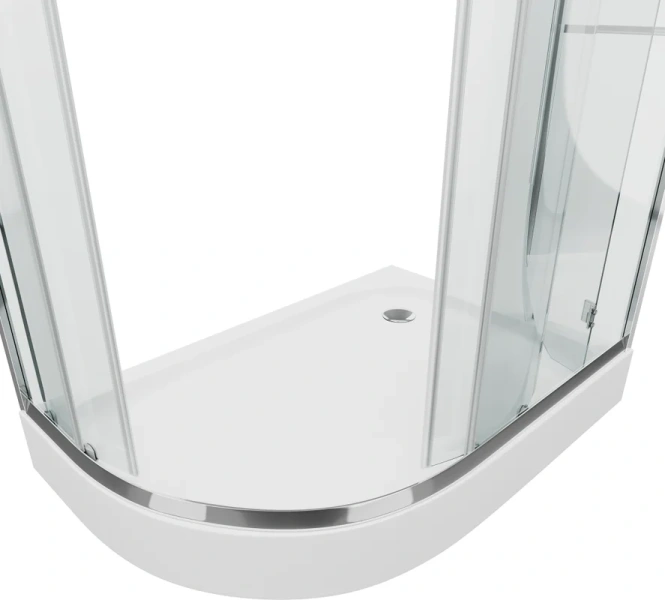 Душевой уголок Grossman Classic 120x80 см правый, прозрачные - фото 8