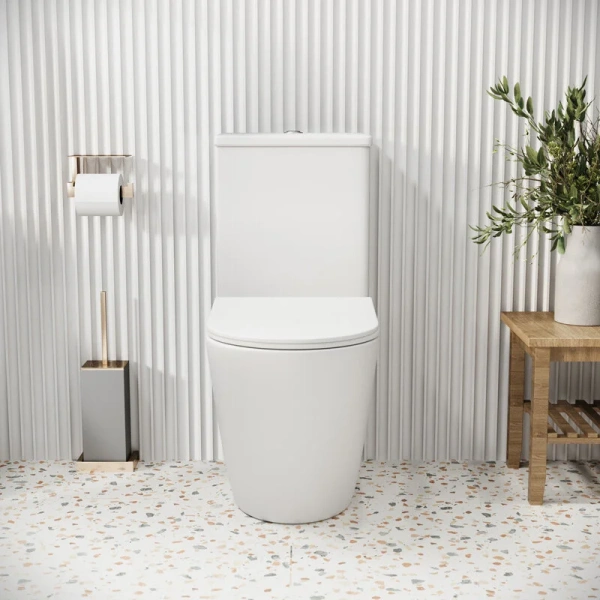 Унитаз компакт Grossman Color белый матовый, фаянс, керамика - фото 9