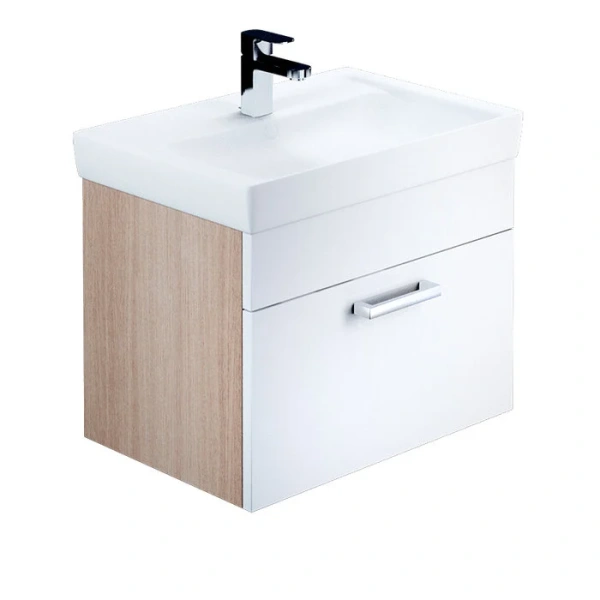 Тумба с раковиной подвесная IDDIS Mirro MIR60W0i95K 60 см с выдвижным ящиком - фото 1