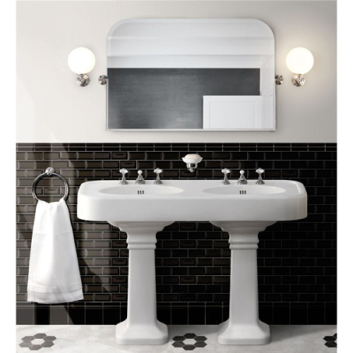 Раковина 125х57 см, смесители на 3 отверстия, Devon&Devon Blues DEWDBLUES(3)F index_1 - фото 4