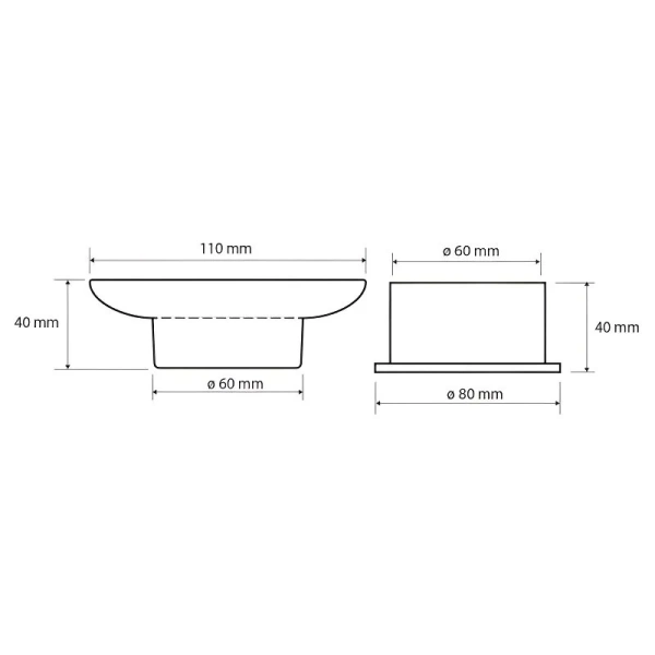 Мыльница Bemeta Omega хром - фото 2