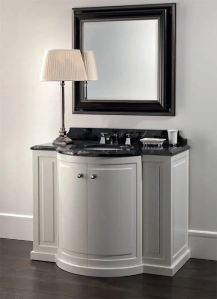 Тумба с мраморной столешницей, цвет полуглянцевый Warm Grey, мрамор Botticino Fiorito, Devon&Devon Clarence index_1 - фото 3