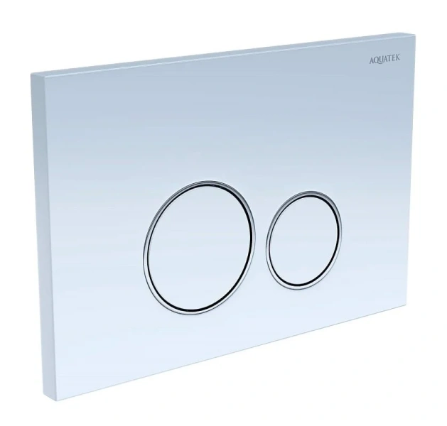 Клавиша смыва Акватек Pneumo S белая - фото 3