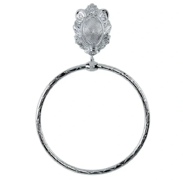 Полотенцедержатель Migliore Cleopatra 166 в форме кольца, хром, бронза, золото - фото 3