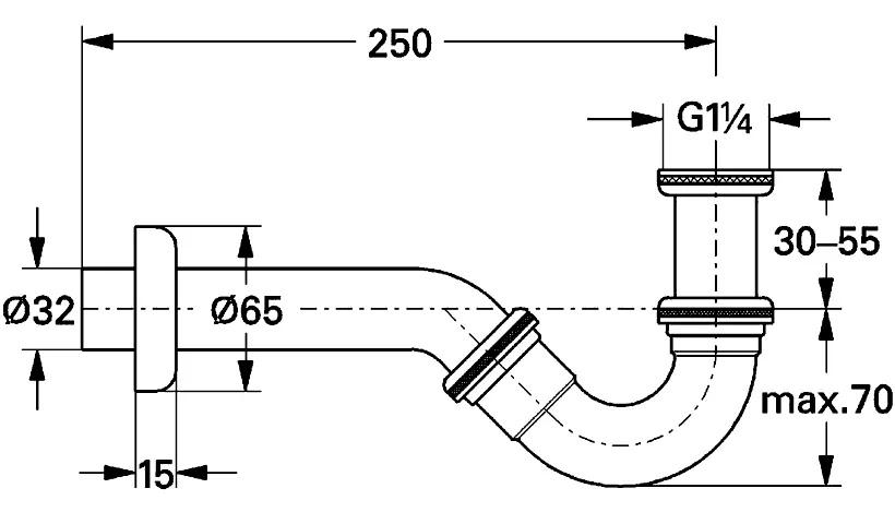 Сифон для биде Grohe 28946000 - фото 2