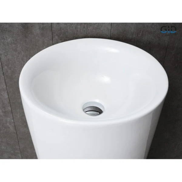 Раковина напольная GID Autonomo Nb130w 41 см белая - фото 3