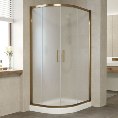 Душевой уголок стекло сатин Vegas-glass ZS-F 90х80 10, 90х80 - фото 5