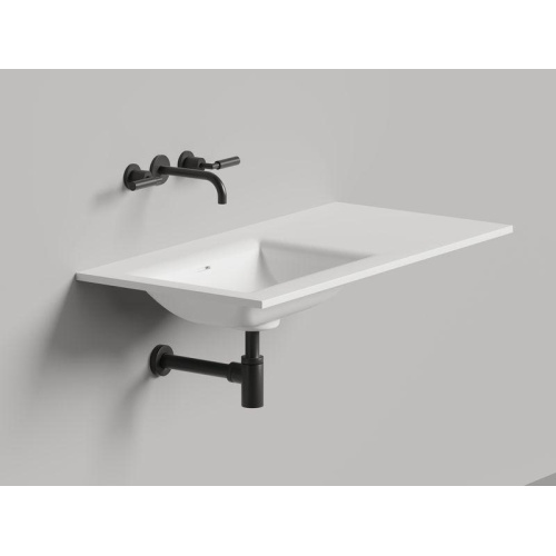 Раковина Salini Onda Flow Square 200 см белый матовый - фото 2