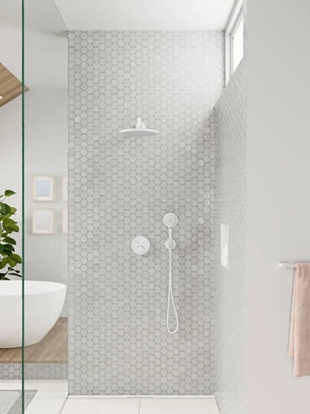 Верхний душ Hansgrohe Croma матовый белый, нет в наличии - фото 5