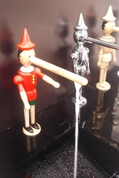 Смеситель для кухни раскрашенное дерево Emmevi Pinocchio, для кухни - фото 2