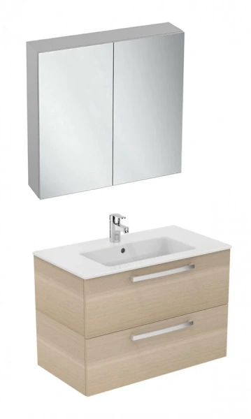 Тумба с раковиной подвесная Ideal Standard Tempo E3242 80 см с 2-мя ящиками - фото 3