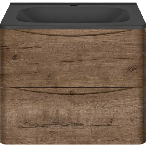 Тумба под раковину подвесная Vincea Paola 58,9 см V.Oak, 60 см - фото 6