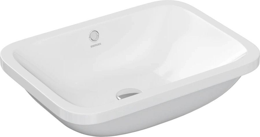 Раковина BERGES Ego 55 см белая - фото 1