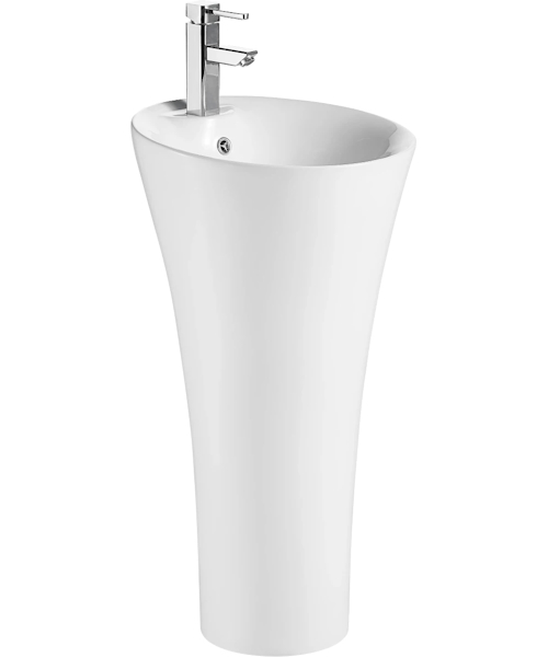 Раковина напольная Ceruttispa Adelina 46 см белая - фото 1