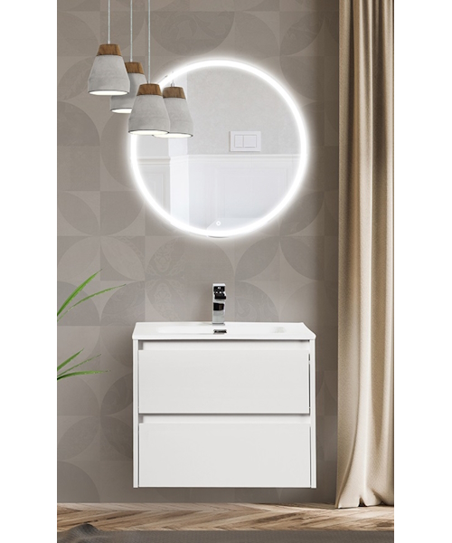 Тумба под раковину подвесная BelBagno Kraft 60 см Bianco Opaco - фото 2