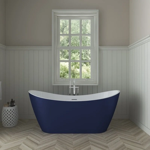 Ванна акриловая Corpa Nera Paganini CN130116, 170 х 80 см, синий матовый, овальные - фото 5