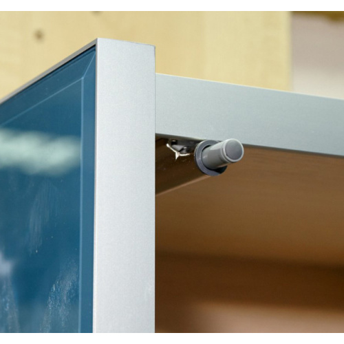 Шкаф-пенал, петли справа, цвет  синий металлик, Misty Джулия, недорого - фото 3