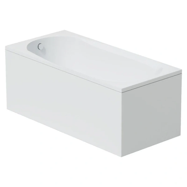 Ванна акриловая Corpa Nera Milano, CN05008WH, 160 х 70 см, цвет белый - фото 3