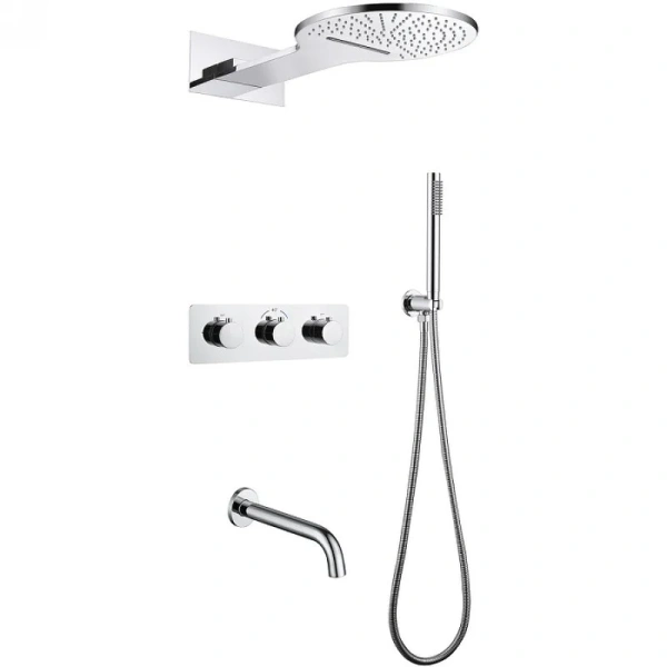 Душевой комплект Abber Wasser Kreis AF8150 с термостатом - фото 1