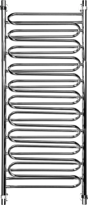 Полотенцесушитель водяной Ника Curve 120x40 см хром - фото 1