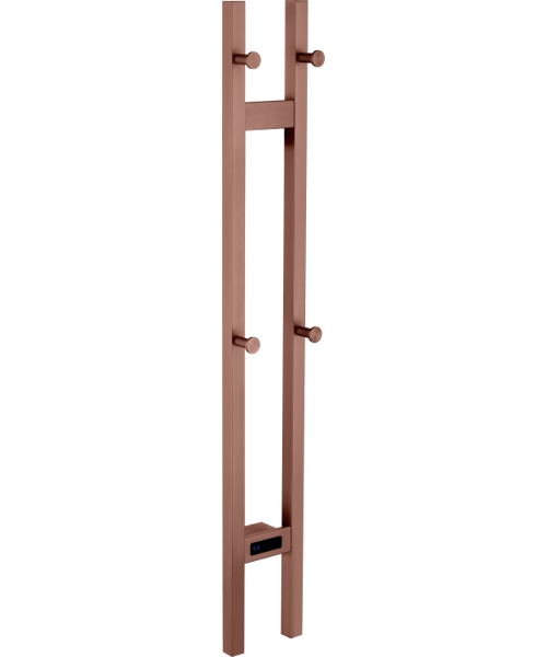 Полотенцесушитель электрический Boheme Duo 17x120 см брашированная медь - фото 1