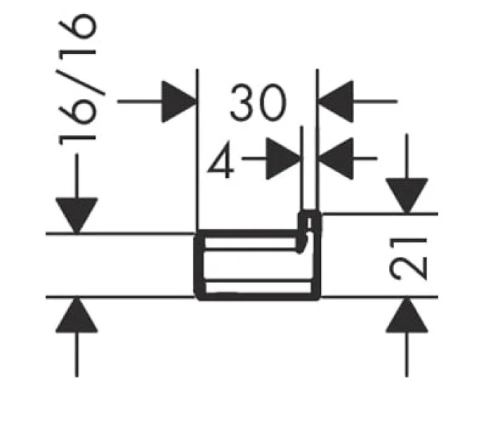 Крючок для ванной Hansgrohe AddStoris полированное золото, современные, hi-tech - фото 2