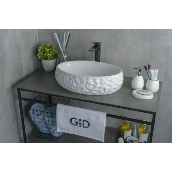 Раковина GID Lago 9030wf 48 см белая - фото 3