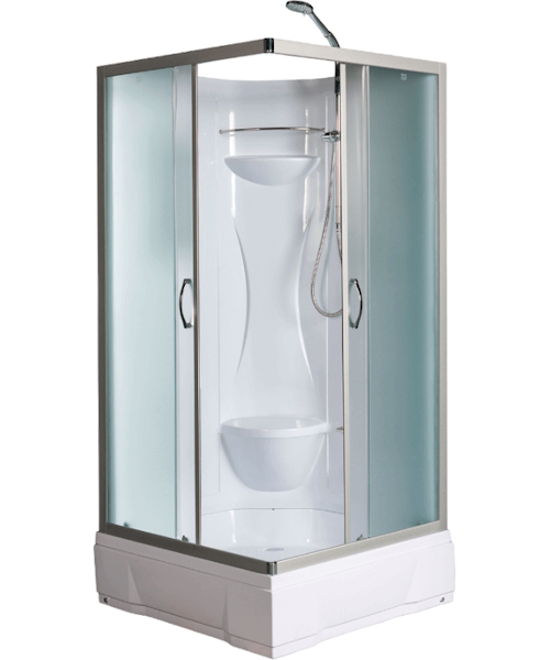 Душевая кабина River 90x90 см без крыши - фото 1