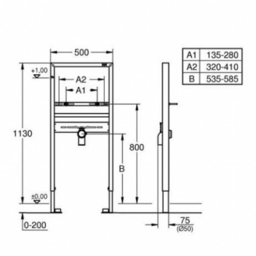 Инсталляция для раковины Grohe Rapid SL 38557001 - фото 2