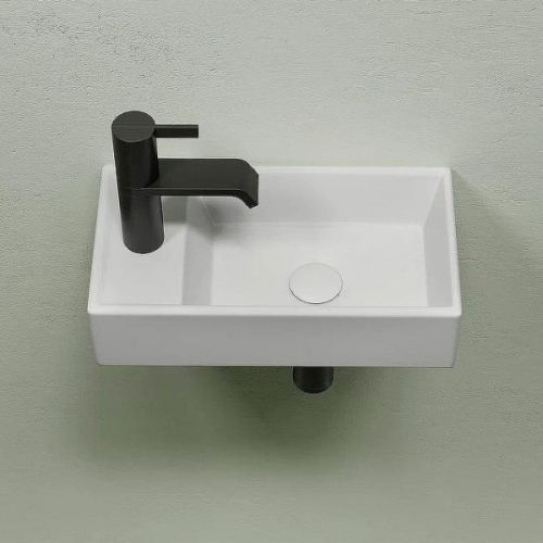 Раковина Ceramica Nova Element 40 см чаша справа белая матовая - фото 3