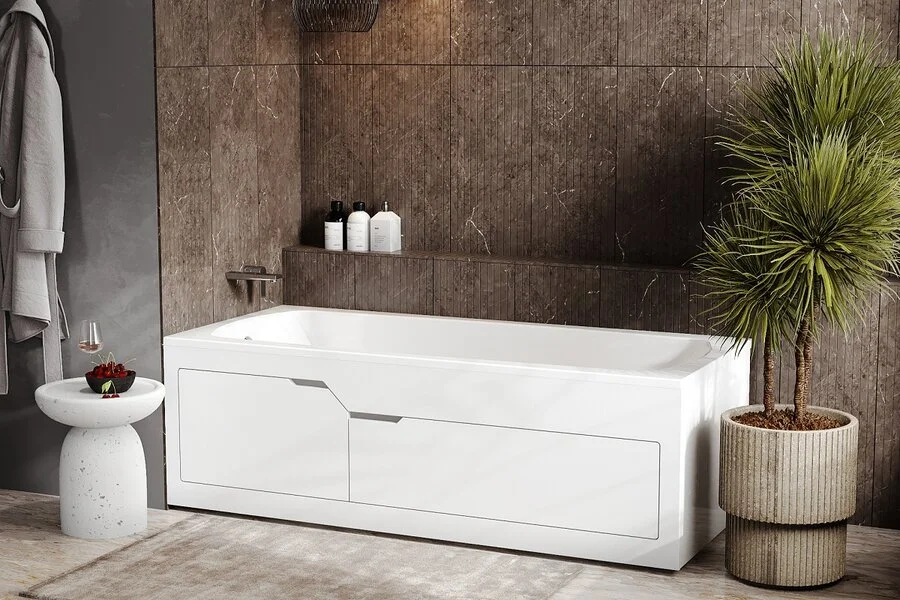 Ванна из искусственного камня Belux Виктория ВВИ-1800, 4810924269225, 180 x 80 см, белый, белые - фото 8