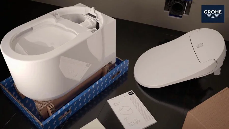 Унитаз-биде подвесной GROHE Sensia Arena 39354SH1, белые - фото 10