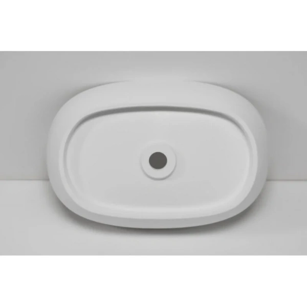 Раковина Abber Stein 60 см белая матовая, в наличии - фото 9